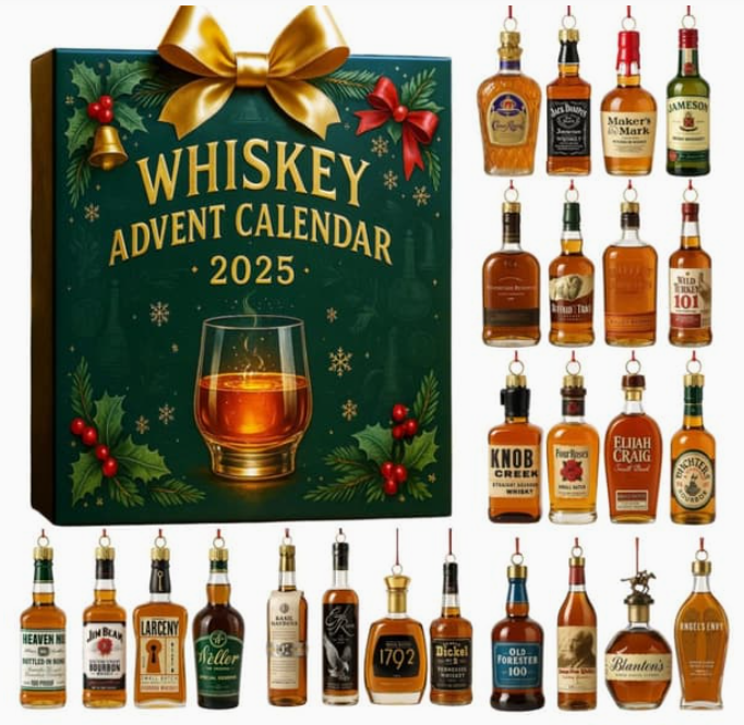 Whisky & Öl Adventskalender i miniformat – den perfekta gåvan till den som "inte önskar sig något"